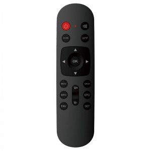 2.4G smart TV luftmus röststyrning 17 tangenter TV-fjärrkontroll för alla märken TV \\/ digitalbox